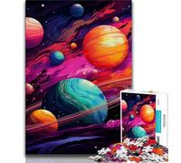 Jigsaw Puzzles for Teenagers 1000 Piece Colourful Universe,Decompressing Intellectual Educational Toy Is Ideal As Gifts for The Whole Family (75x50cm)