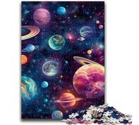 Jigsaw Puzzles for Teenagers 1000 Piece Colourful Universe Jigsaw,learning Educational Is Ideal As A Gift for The Whole Family (26x38cm)