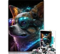 Jigsaw Puzzles for Teenagers 1000 Piece Corgi Dog Teenager Puzzles,learning Educational Is Ideal As A Gift for The Whole Family (size 38x26cm)