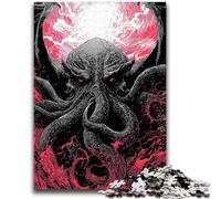 Jigsaw Puzzles for Teenagers 1000 Piece Cosmic Cthulhu Octopoid, Educational Toys for Is Ideal As A Gift for The Whole Family for And 14 Years Old 26X38CM