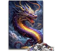 Jigsaw Puzzles for Teenagers 1000 Piece Cosmic Fantasy Dragon for And from 14 Years And over Play Toys Because It Is Ideal As A Gift for The Whole Family 50x75cm