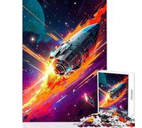 Jigsaw Puzzles for Teenagers 1000 Piece Cosmic Flight Educational Toy Gifts Ideas Educational Game Enhance Love between Couples Size 38x26cm
