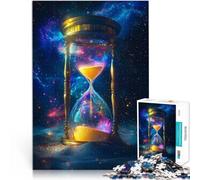 Jigsaw Puzzles for teenagers 1000 Piece Cosmic Hourglass Denksportaufgabe für Geeignet für die Schreibtischdekoration38x26cm