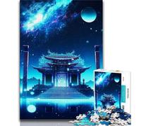 Jigsaw Puzzles for Teenagers 1000 Piece Cosmic Japanese Temple Teenager Puzzles,learning Educational Is Ideal As A Gift for The Whole Family (size 38x26cm)