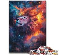 Jigsaw Puzzles for Teenagers 1000 Piece Cosmic Lion for And from 14 Years And over Play Toys Because It Is Ideal As A Gift for The Whole Family 50x75cm