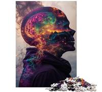 Jigsaw Puzzles for Teenagers 1000 Piece Cosmic Mind Explosion Help The Brain Exercise For Family Fun Fun Games for And from 14 Years And over (50x75cm)