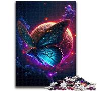 Jigsaw Puzzles for Teenagers 1000 Piece Cosmic Nebula Butterfly Help The Brain Exercise Addictive Toys to Cultivate Patience Great Gift 26x38cm