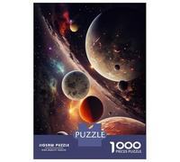 Jigsaw Puzzles for Teenagers 1000 Piece Cosmos Universe 8 Puzzles for Adults Toy Wall Decor A Work of Art Unique Birthday And Xmas Gifts 52x38cm/1000pcs