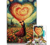 Jigsaw Puzzles for Teenagers 1000 Piece Couple Hugging,Decompressing Intellectual Educational Toy Is Ideal As Gifts for The Whole Family 75x50cm