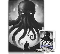 Jigsaw Puzzles for Teenagers 1000 Piece Cthulhu Mythos Art Toy Intellectual Game Difficult Hard Toy Wall Decor Size 38x26cm