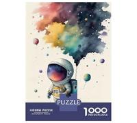 Jigsaw Puzzles for Teenagers 1000 Piece Cute Astronaut Dreams Puzzles for Adults Toy Wall Decor A Work of Art Unique Birthday And Xmas Gifts 38x26cm/1000pcs