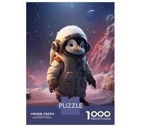 Jigsaw Puzzles for Teenagers 1000 Piece Cute Explorer Penguin Snow Adult Puzzles Hands-on Game For Family Fun Fun at Home Activities, 52x38cm/1000pcs