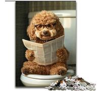 Jigsaw Puzzles for Teenagers 1000 Piece Cute Goldendoodle, Family Entertainment Toys Is Ideal As Gifts for The Whole Family for 14+ (Size 26x38cm)
