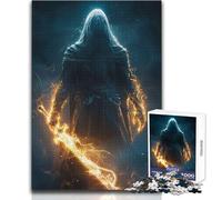 Jigsaw Puzzles for Teenagers 1000 Piece Dark Emissary Toy Intellectual Game Difficult Hard Toy Wall Decor Size 38x52cm