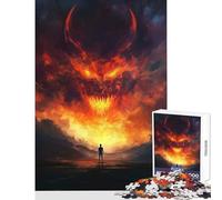 Jigsaw Puzzles for Teenagers 1000 Piece Demonic Sky Toy Wall Decor Art Work Gift Educational Games Suitable for Desktop Decoration Size 50x75cm