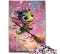 Jigsaw Puzzles for Teenagers 1000 Piece Dinosaur Wizard, for And from 14 Years And over Educational Learning Toys Family Games Birthday Present 50X75CM
