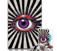 Jigsaw Puzzles for Teenagers 1000 Piece Dizzy Eyes,Help The Brain Exercise Addictive Toys to Cultivate Patience Artists Collection,Fine Art (75x50cm)