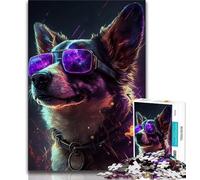 Jigsaw Puzzles for Teenagers 1000 Piece Dog Teenager Puzzles,Stress Reliever Staycation Kill Time Home Decoration Toys (size 75x50cm)