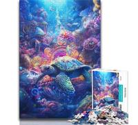 Jigsaw Puzzles for Teenagers 1000 Piece Dolphin Couple Teenager Puzzles,Educational Games DIY Toys Great Gifts And Toys 26x38cm