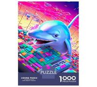 Jigsaw Puzzles for Teenagers 1000 Piece Dolphin Game Hero Puzzles for Adults Toy Wall Decor A Work of Art Unique Birthday And Xmas Gifts 52x38cm/1000pcs