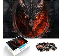 Jigsaw Puzzles for teenagers 1000 Piece Dragon in a mirror Familienspiel für und Tolle Geschenke und Spielzeuge75x50cm