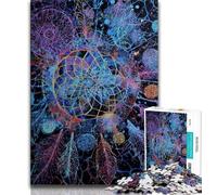 Jigsaw Puzzles for Teenagers 1000 Piece Dream Catcher Oil Painting,Educational Stress Relief Toy for Is Ideal As A Gift for The Whole Family (75x50cm)