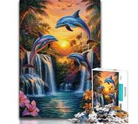 Jigsaw Puzzles for Teenagers 1000 Piece Dream Dolphin 1000 Pieces for Adults,is Ideal As Gifts for The Whole Family for Age 14 (size 75x50cm)