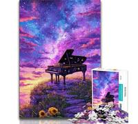 Jigsaw Puzzles for Teenagers 1000 Piece Dream Piano,Help The Brain Exercise Addictive Toys to Cultivate Patience Artists Collection,Fine Art (38x26cm)
