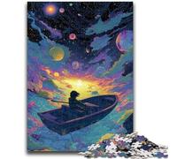 Jigsaw Puzzles for Teenagers 1000 Piece Dream Ship 1000 Piece Puzzle,Stress Reliever Staycation Kill Time Wishlist with Santa Claus (26x38cm)