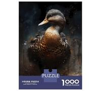 Jigsaw Puzzles for Teenagers 1000 Piece Duck Enchanting Jigsaw Puzzle Relax Games Difficult Hard Fun at Home Activities, 38x26cm/1000pcs
