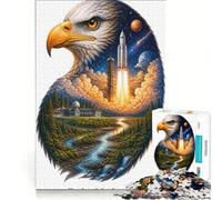 Jigsaw Puzzles for Teenagers 1000 Piece Eagle of The Launch, Hands-on Game, Difficult And Challenge, Challenging Game Gifts 38x52cm