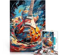 Jigsaw Puzzles for teenagers 1000 Piece Electric Guitar Velocity Lernspiele Angebot als Geschenk für die ganze Familie75x50cm