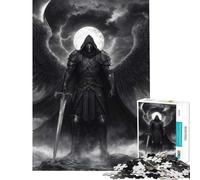 Jigsaw Puzzles for Teenagers 1000 Piece Faceless Terror Educational Games Toy Intellectual Game Great Gifts for Games A Work of Art (Size 38x26cm)