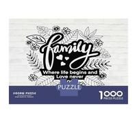 Jigsaw Puzzles for Teenagers 1000 Piece Family Where Life Begin Puzzle for Adults Relax Games Perfect Decoration Unique Birthday And Xmas Gifts 52x38cm/1000pcs
