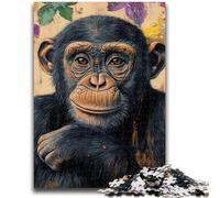 Jigsaw Puzzles for Teenagers 1000 Piece Fantasy Chimpanzee Adult Jigsaw,Artistic Wall Decor & Birthday Gift Idea for Friends, Home Office (50x75cm)