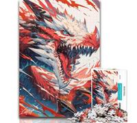 Jigsaw Puzzles for Teenagers 1000 Piece Fantasy Chinese Dragon Adult Puzzles,Educational Games Home Decoration Birthday Present, Gifts, Wall Art 26x38cm