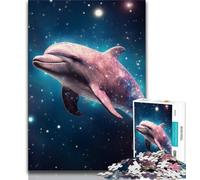 Jigsaw Puzzles for Teenagers 1000 Piece Fantasy Dolphin,Decompressing Intellectual Educational Toy Educational Game for Birthday,Chrismas (38x26cm)