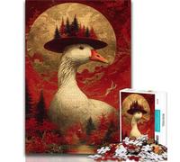Jigsaw Puzzles for Teenagers 1000 Piece Fantasy Duck,for Educational Game Challenge Toy Birthday Present,Gifts,Wall Art 38x26cm
