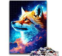 Jigsaw Puzzles for Teenagers 1000 Piece Fantasy Fox Educational Stress Relief Toy Parent-child Interaction for And Age 14 26x38cm