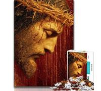 Jigsaw Puzzles for Teenagers 1000 Piece Fantasy Jesus,Help The Brain Exercise Addictive Toys to Cultivate Patience Gift For Birthdays (38x26cm)