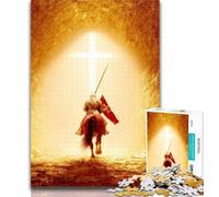 Jigsaw Puzzles for Teenagers 1000 Piece Fantasy Knight Adult Puzzles,Educational Games Home Decoration Birthday Present, Gifts, Wall Art 50x75cm