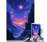 Jigsaw Puzzles for Teenagers 1000 Piece Fantasy Landscape Nature 1000 Piece Puzzle,Fun Games Wall Decoration Unique Birthday And Xmas Gifts (size 75x50cm)