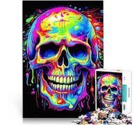 Jigsaw Puzzles for teenagers 1000 Piece Fantasy Skull Denksportaufgabe für denn eignet sich ideal als Geschenk für die ganze Familie75x50cm