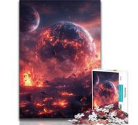 Jigsaw Puzzles for Teenagers 1000 Piece Fantasy Universe Landscape,Family Entertainment Toys with Matching Poster And Trivia Sheet (75x50cm)