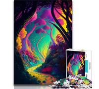 Jigsaw Puzzles for Teenagers 1000 Piece Fantasy World Forest Teenager Puzzles,learning Educational Is Ideal As A Gift for The Whole Family (size 75x50cm)