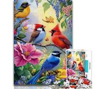 Jigsaw Puzzles for Teenagers 1000 Piece Flower And Bird World Puzzles for Teenagers,Educational Games Wall Decoration Unique Birthday And Xmas Gifts (size 75x50cm)