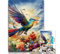 Jigsaw Puzzles for Teenagers 1000 Piece Flowers Birds,learning Educational Toys Fun at Home Activities,Birthday Present,Travel Gifts (75x50cm)