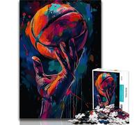 Jigsaw Puzzles for Teenagers 1000 Piece Football Oil Painting Teenager Puzzles,Educational Games Home Decoration Suitable for Desktop Decoration 26x38cm