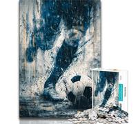 Jigsaw Puzzles for Teenagers 1000 Piece Football Sports,Help The Brain Exercise Addictive Toys to Cultivate Patience Gift For Birthdays (75x50cm)