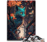 Jigsaw Puzzles for Teenagers 1000 Piece Fox Supernatural Forces Educational Family Game Wall Decoration Unique Birthday And Xmas Gifts 50x75cm